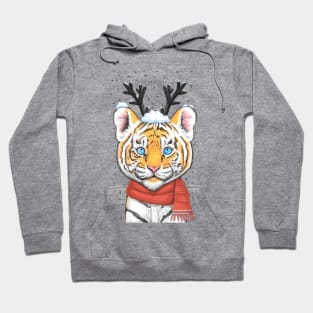 Christmas tiger Hoodie